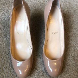 Christian Louboutin Simple Pump sz 39.5 70mm heel